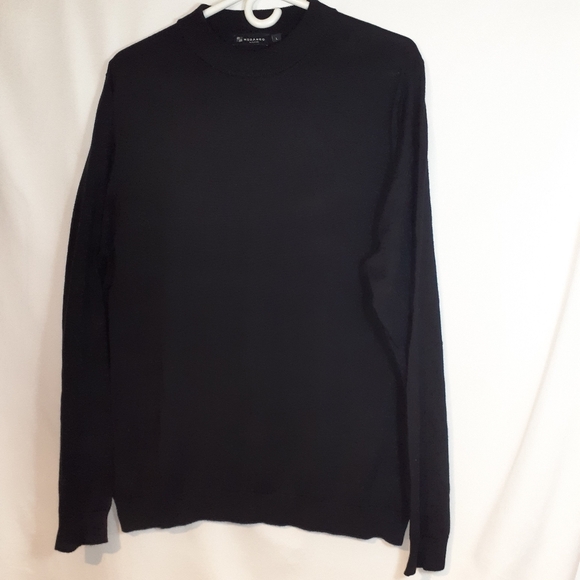 Mens Modango Milano Modal Sweater Black Men's Large - Picture 1 of 16